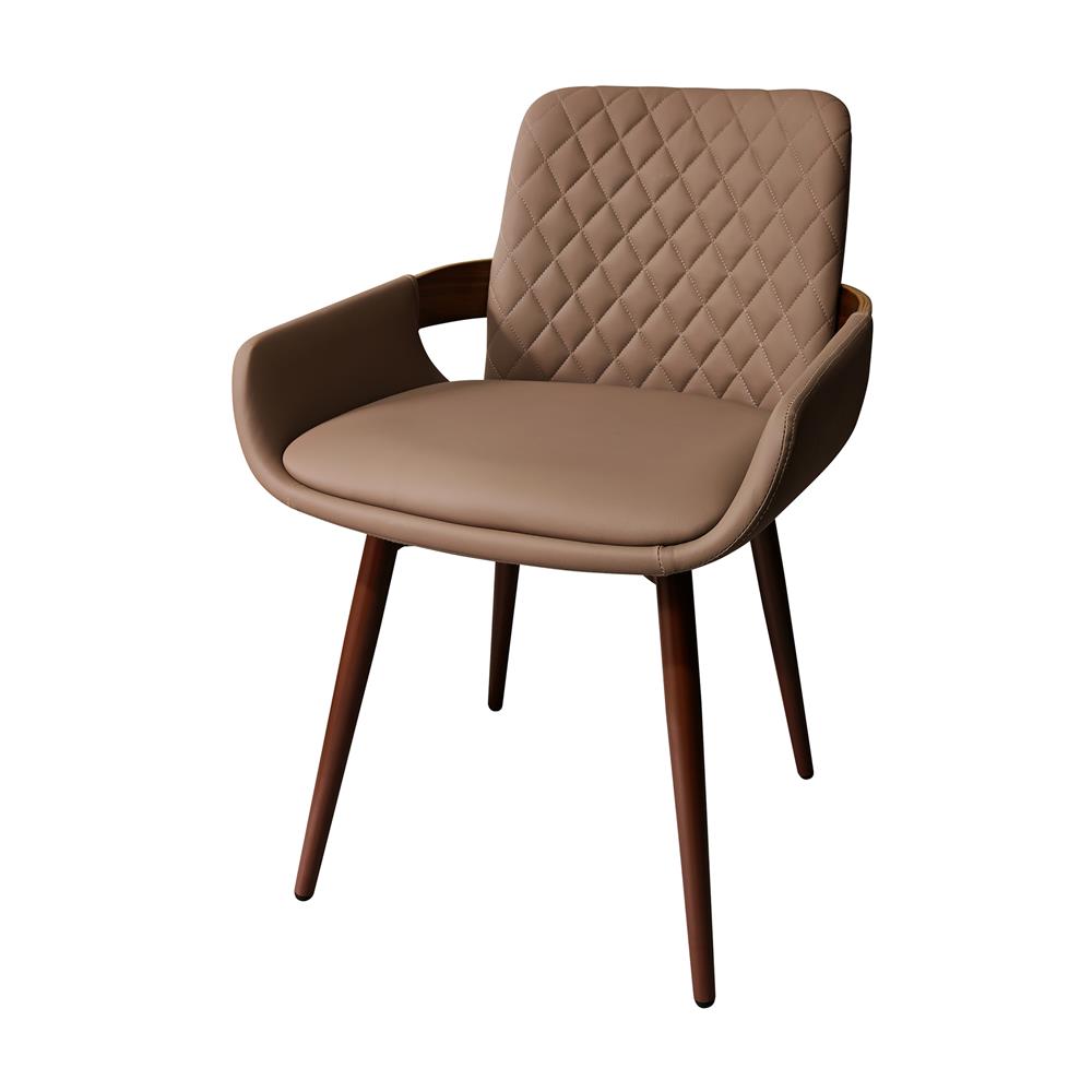 เก้าอี้ทานข้าวหมุนได้ FURDINI ORIN สีน้ำตาล