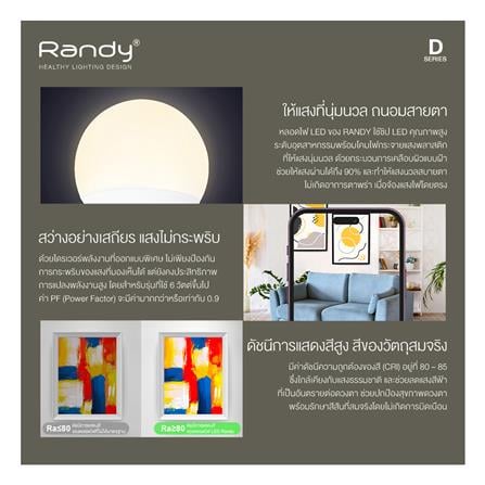 หลอด LED RANDY BULB 24 วัตต์ DAYLIGHT E27_3