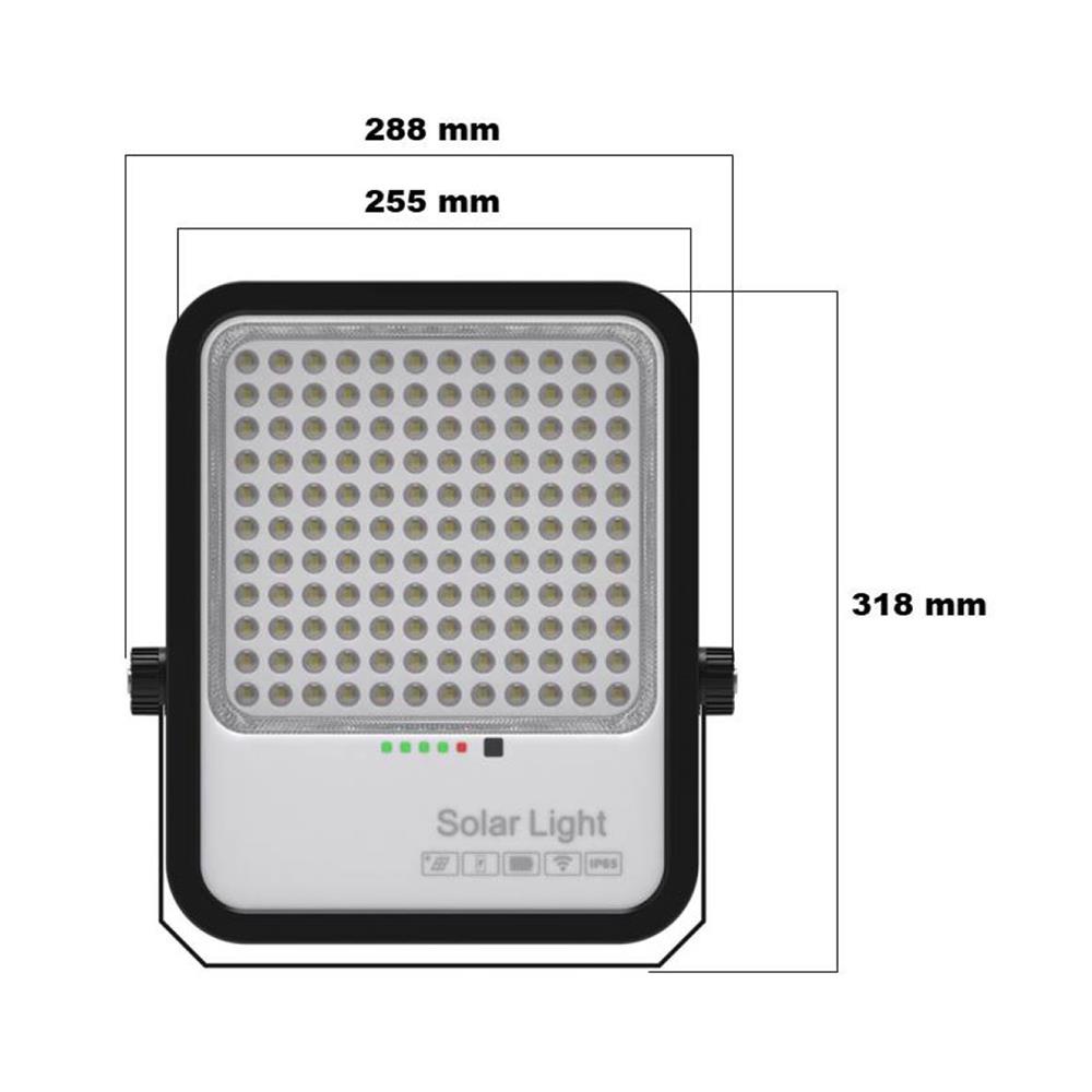 สปอตไลท์ SOLAR SYLVANIA VISION 400 วัตต์ DAYLIGHT สีดำ
