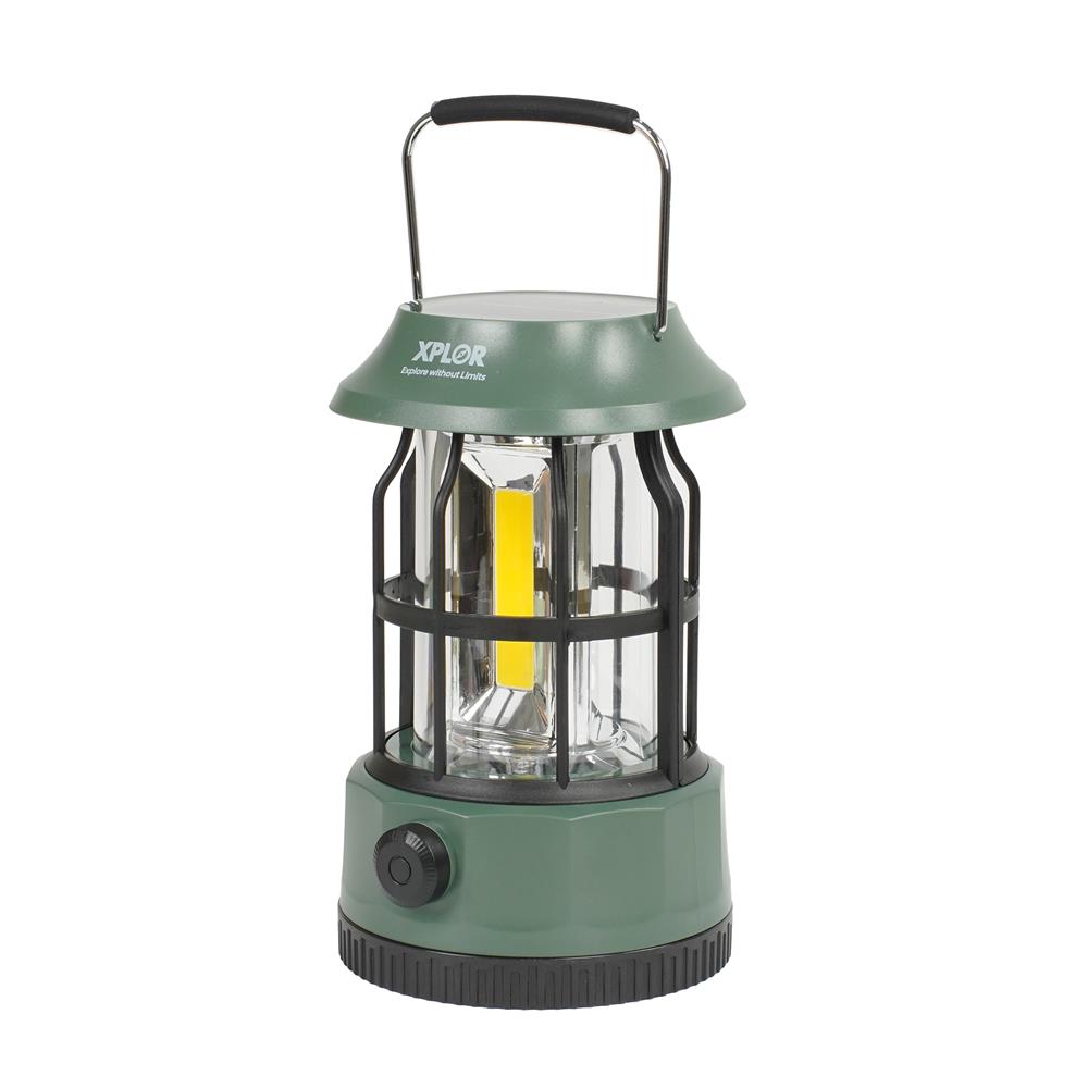 ตะเกียงแคมป์ปิ้ง SPRING SOLAR LED XPLOR สีเขียวเข้ม