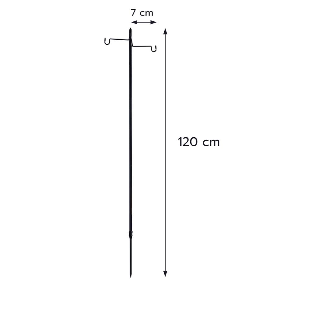 เสาแขวนตะเกียงอเนกประสงค์ SPRING XPLOR สีดำ