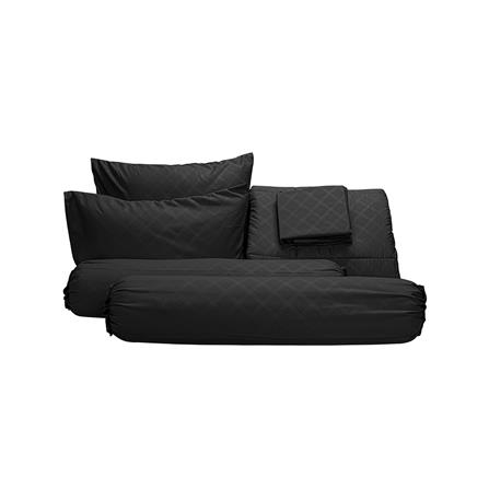 ชุดผ้าปูที่นอน 5 ฟุต (ชุด 6 ชิ้น) PICASSO BASIC ENJOY DARK GREY_2