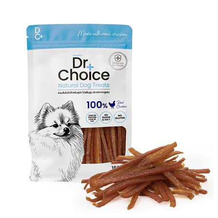 ขนมสุนัข DR.CHOICE SOFT CHICKEN PIECES 160 ก._0