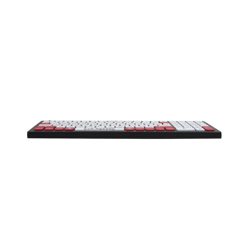 ชุดคีย์บอร์ดและเมาส์ไร้สาย ANITECH SNP-PA814 ลายสนูปปี้ สีดำ