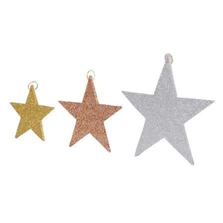 ของตกแต่ง SIAMXMAS STAR หลากสี (แพ็ก 3 ชิ้น)_1