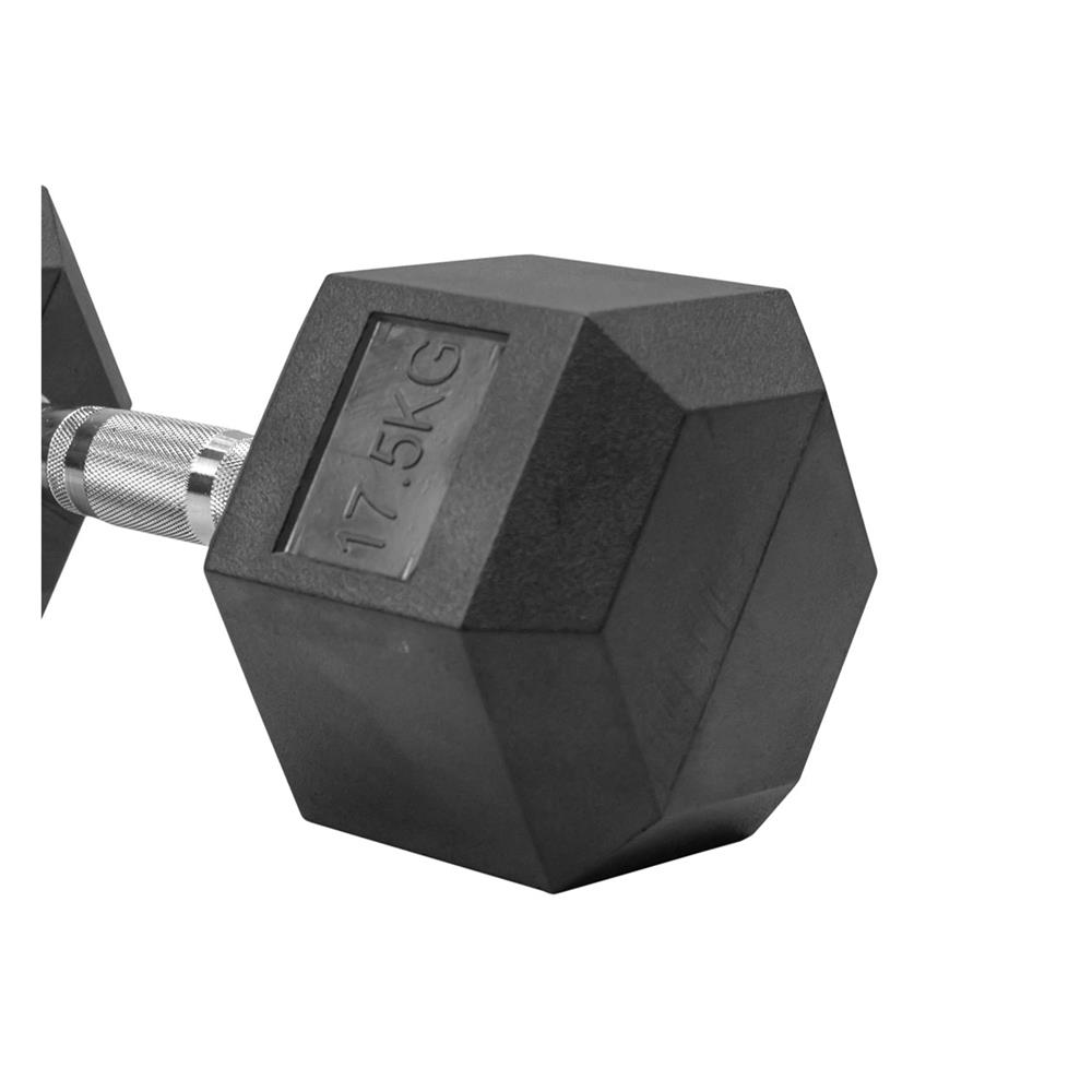ดัมเบลหกเหลี่ยม IRONTEC HEX 17.5 กก. (แพ็ก 2 ชิ้น)