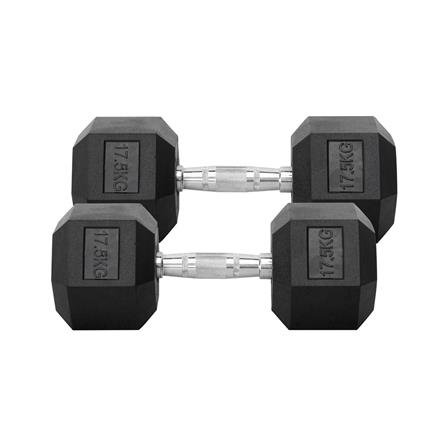 ดัมเบลหกเหลี่ยม IRONTEC HEX 17.5 กก. (แพ็ก 2 ชิ้น)_0