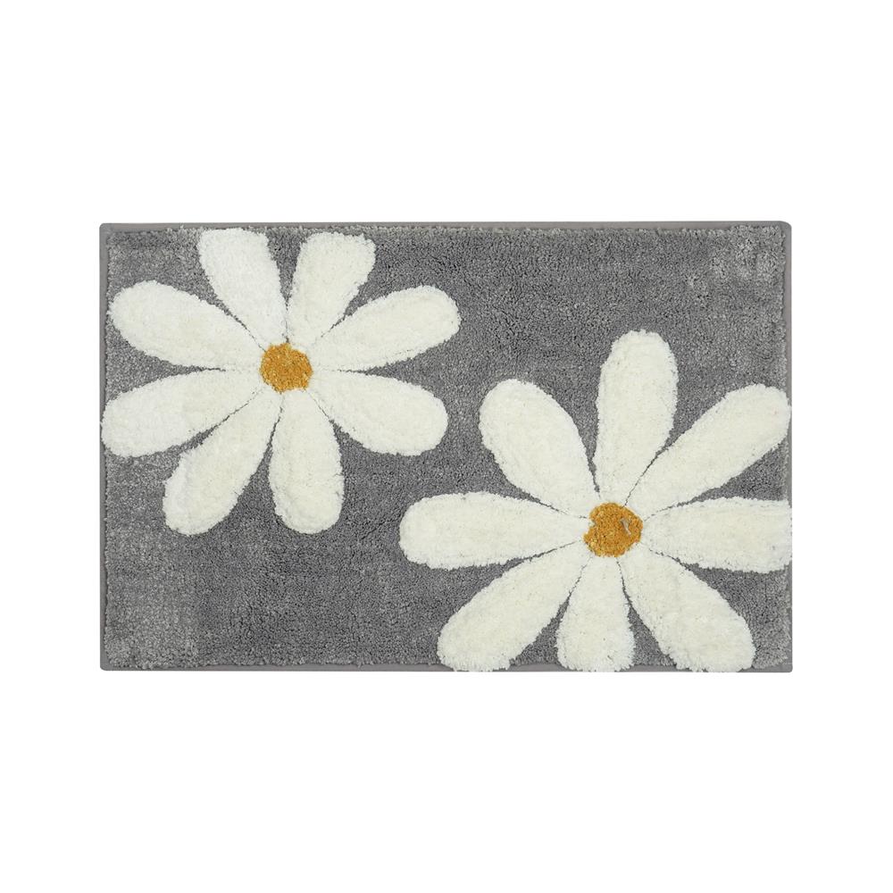 พรม HOME LIVING STYLE DAISY 45X70 ซม. สีเทา