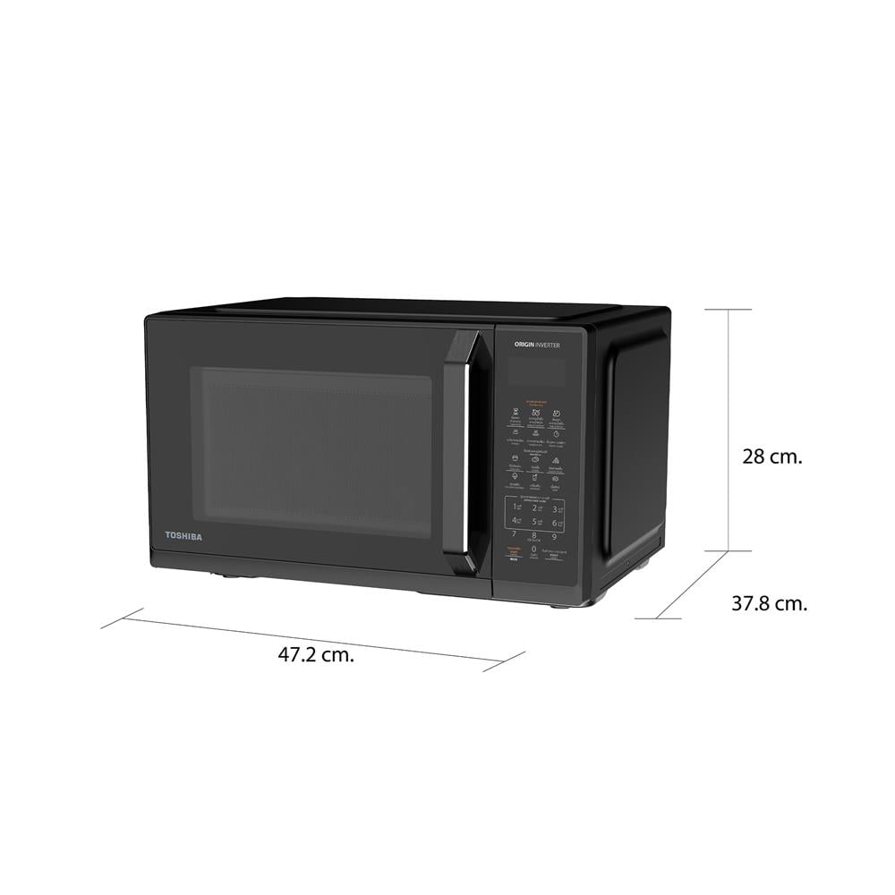 ไมโครเวฟ TOSHIBA MW3-EM25PEI(BK) 25 ลิตร