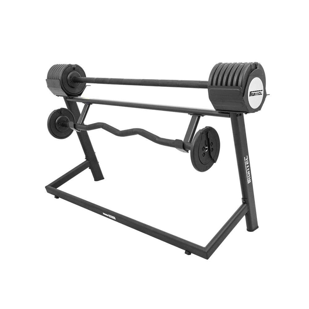 ชุดบาร์เบลพร้อมชั้นวาง IRONTEC SLIDETEC 14-IN-1 33 กก.