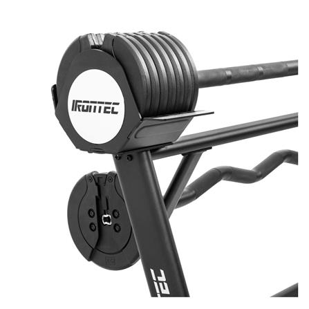ชุดบาร์เบลพร้อมชั้นวาง IRONTEC SLIDETEC 14-IN-1 33 กก._5