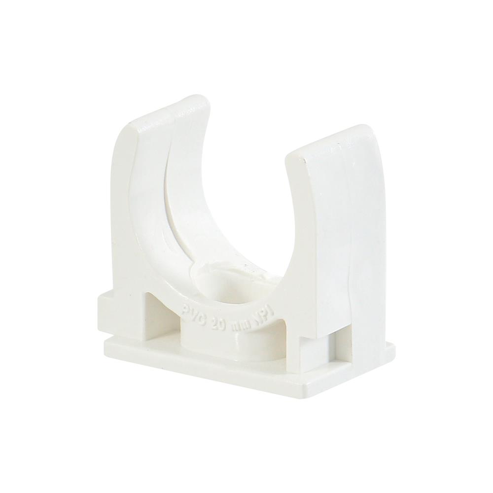 คลิปก้ามปู PVC ตราช้างNPI 20 มม. มาตรฐาน BS สีขาว (แพ็ก 5 ชิ้น)