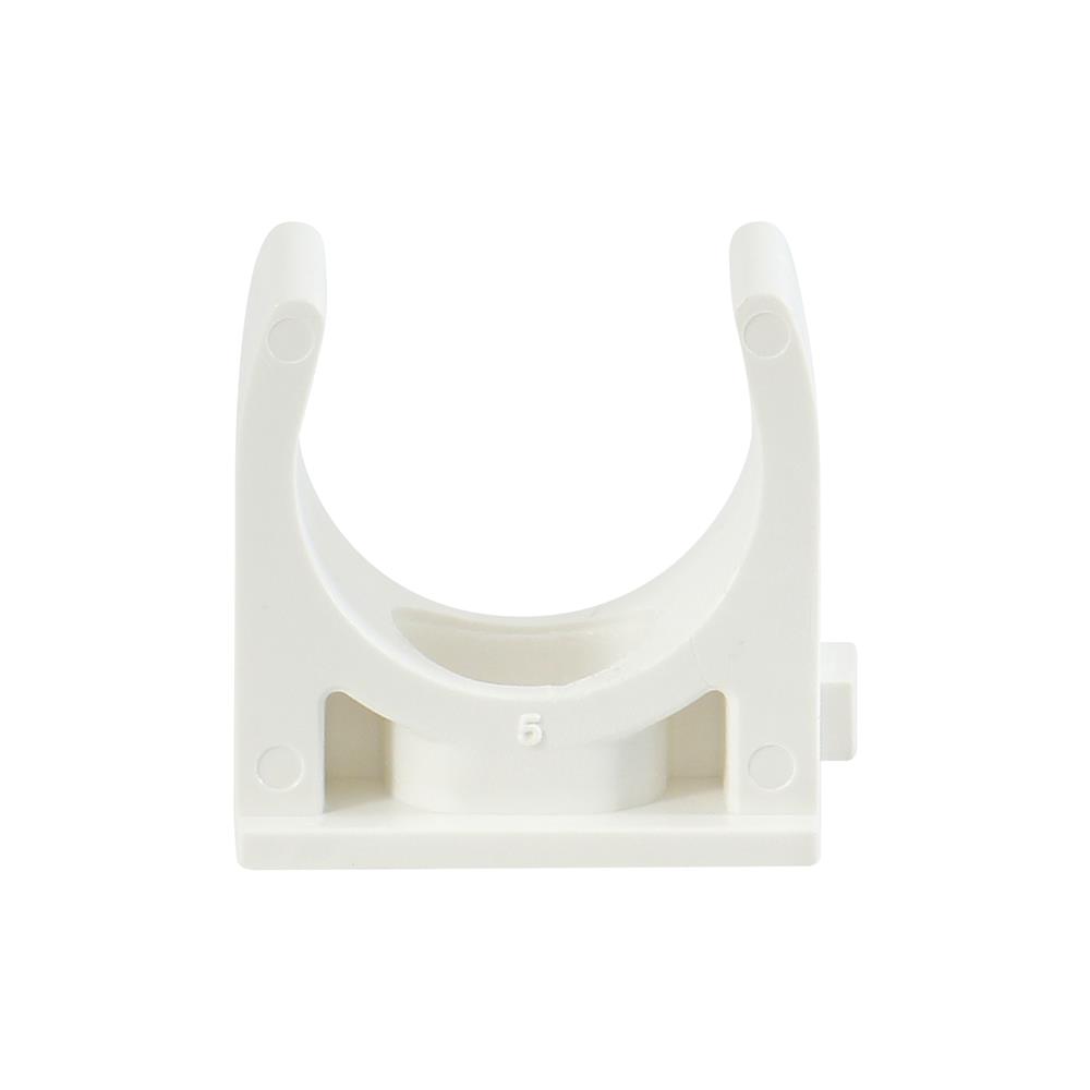 คลิปก้ามปู PVC ตราช้างNPI 20 มม. มาตรฐาน BS สีขาว (แพ็ก 5 ชิ้น)