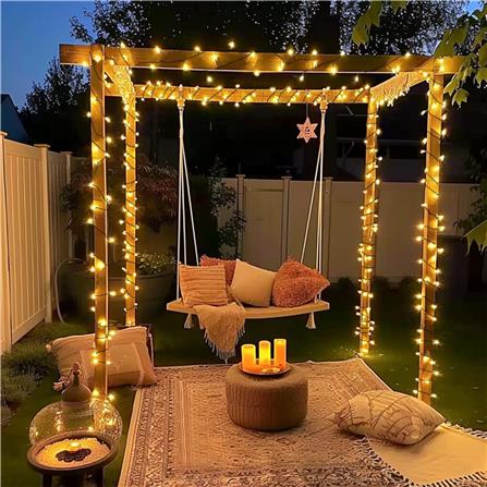 ไฟจัดสวน SOLAR CARINI HM-PJ 0011WW/50M 2.9 วัตต์ วอร์มไวท์ สีดำ_1