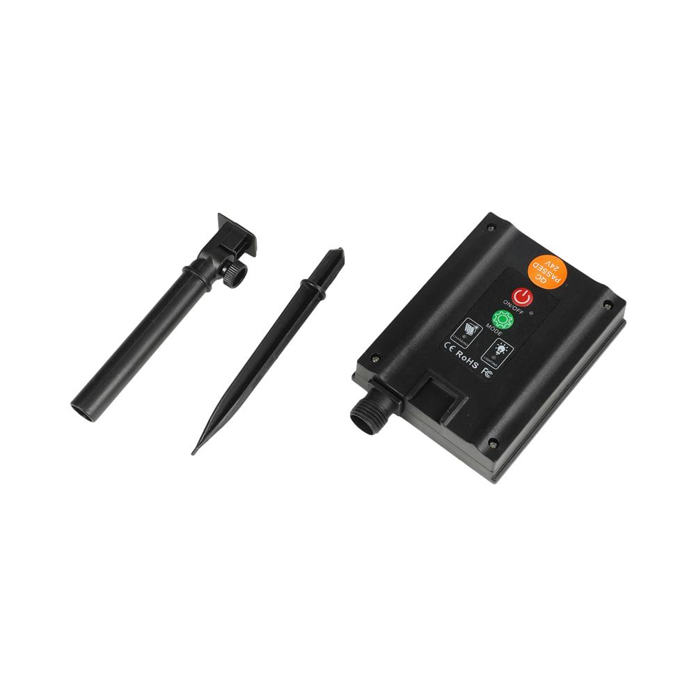 ไฟจัดสวน SOLAR CARINI HM-PJ 0011RGB/50M 2.9 วัตต์ RGB สีดำ