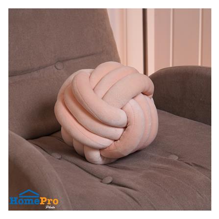 หมอนอิง HOME LIVING STYLE KNOT BALL 10x10 นิ้ว สีชมพู_3