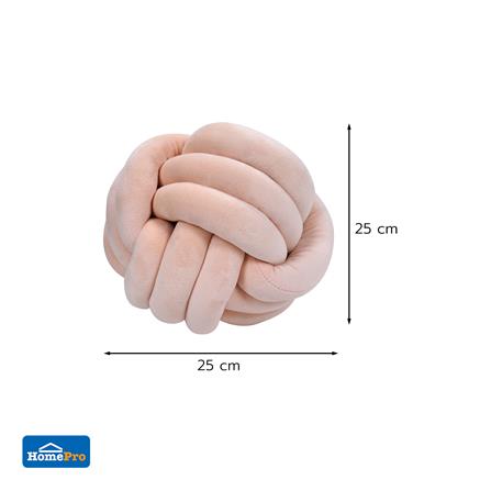หมอนอิง HOME LIVING STYLE KNOT BALL 10x10 นิ้ว สีชมพู_5