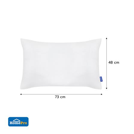 หมอนหนุนสุญญากาศ ใยสังเคราะห์ SNAZZ 19x29 นิ้ว สีขาว_5