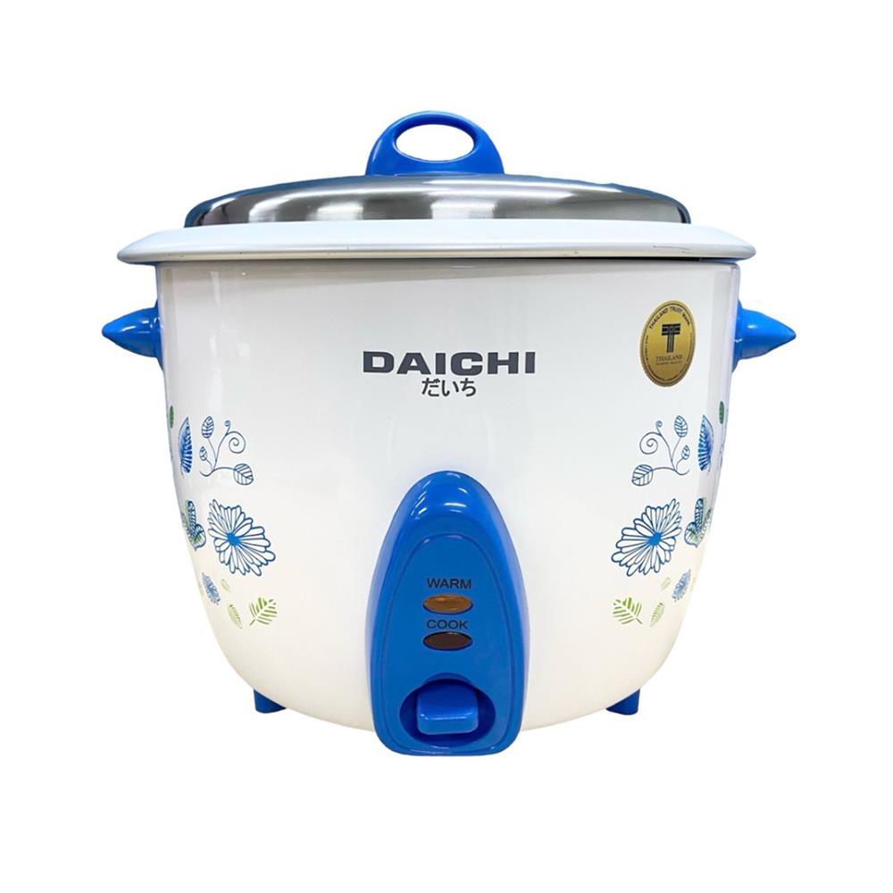 หม้อหุงข้าว MANUAL DAICHI RC-1801 1.8 ลิตร สีขาว/น้ำเงิน