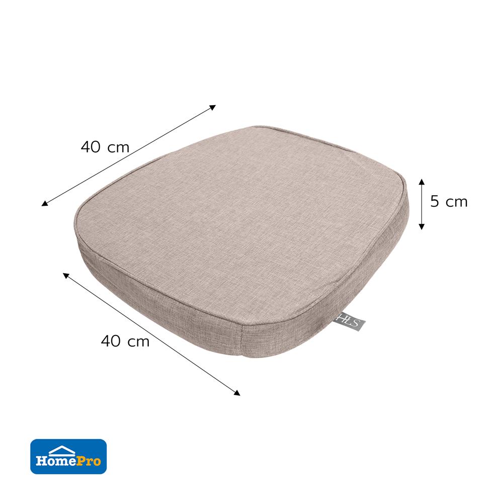 เบาะรองนั่ง HOME LIVING STYLE MASTER 16x16 นิ้ว สีน้ำตาล