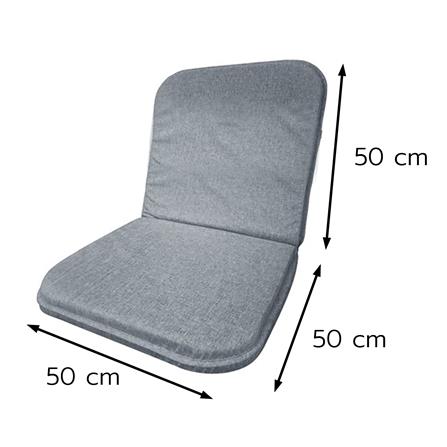 เบาะรองนั่ง HOME LIVING STYLE MASTER 20x40 นิ้ว สีเทา_1