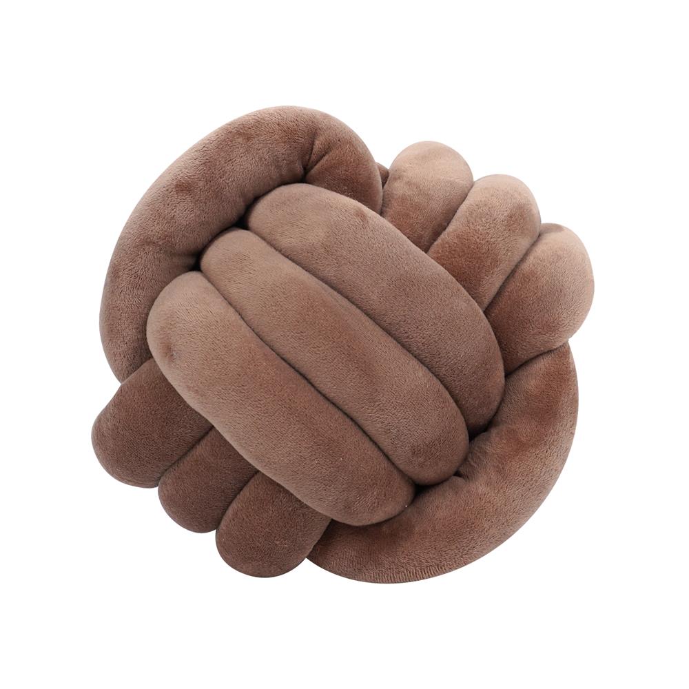หมอนอิง HOME LIVING STYLE KNOT BALL 10x10 นิ้ว สีน้ำตาล