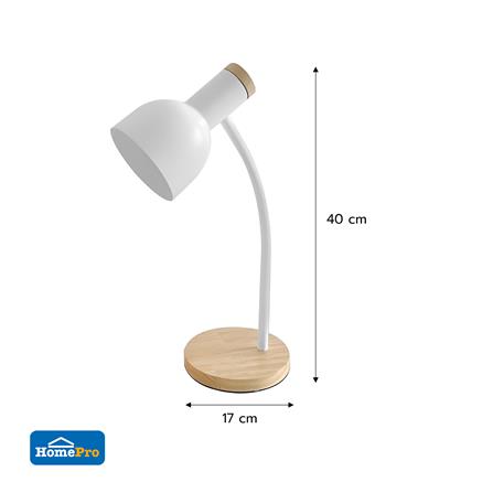 ไฟอ่านหนังสือ CARINI WT023-W สีขาว/ลายไม้_5