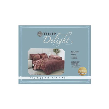 ชุดผ้าปูที่นอน 6 ฟุต (ชุด 5 ชิ้น) TULIP DELIGHT 60012-DL125_3