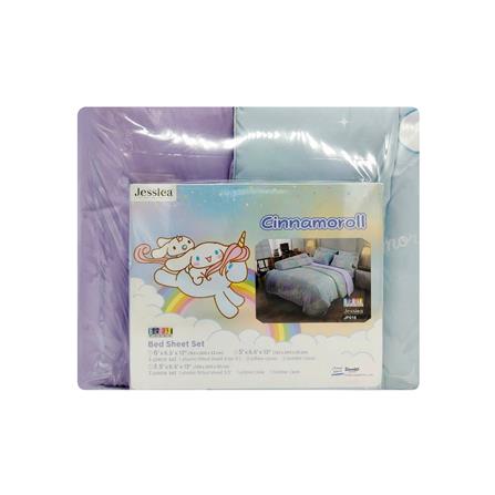 ชุดผ้าปูที่นอน 6 ฟุต (ชุด 6 ชิ้น) JESSICA CINNAMOROLL 22065-JP016_3