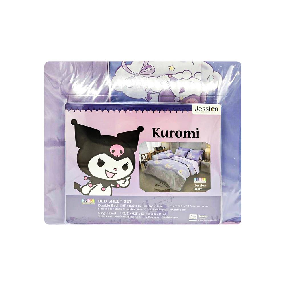 ชุดผ้าปูที่นอน 6 ฟุต (ชุด 6 ชิ้น) JESSICA KUROMI 22065-JP017
