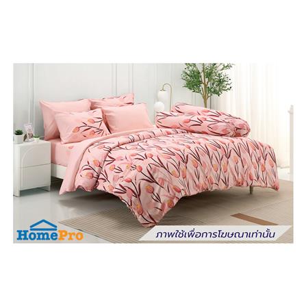 ชุดผ้าปูที่นอน 6 ฟุต (ชุด 5 ชิ้น) TULIP DELIGHT 60012-DL124_0