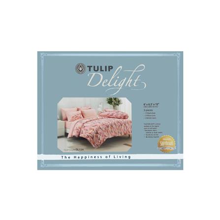 ชุดผ้าปูที่นอน 6 ฟุต (ชุด 5 ชิ้น) TULIP DELIGHT 60012-DL124_3