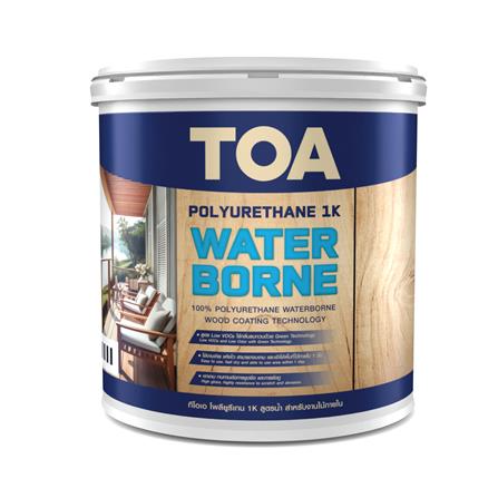 โพลียูรีเทนภายใน ชนิดเงา TOA 1K WATER BORNE WP01 สีใส 1 แกลลอน_0