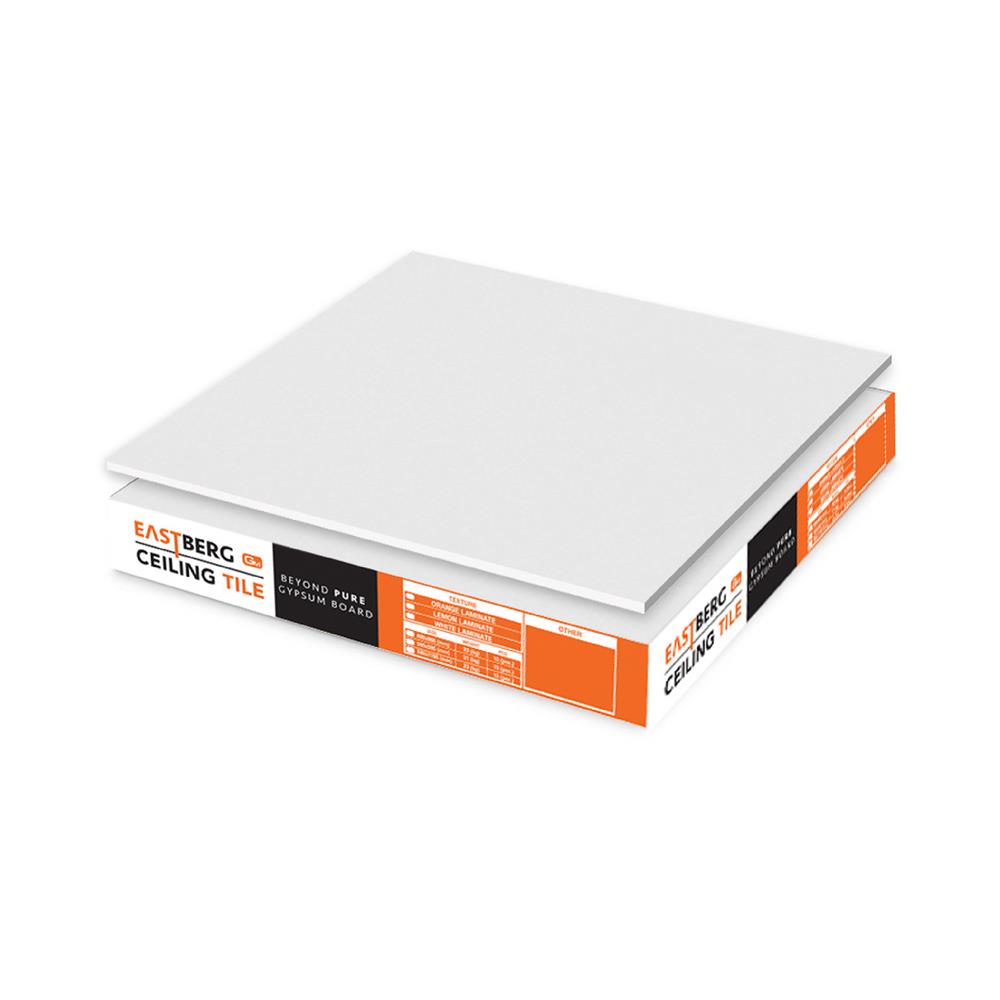 แผ่นยิปซั่ม GM EASTBERG ออเร้นจ์ 60x60x0.8 ซม. (แพ็ก 10 ชิ้น)