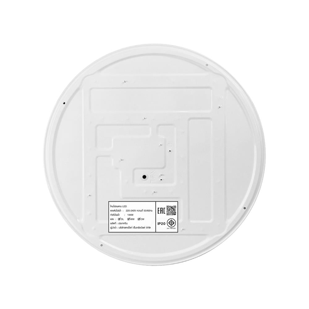 ไฟเพดาน LED STARLIGHT EARTH 04-SL-23447-800 144 วัตต์ DAYLIGHT/COOL WHITE/WARM WHITE 31 นิ้ว สีขาว