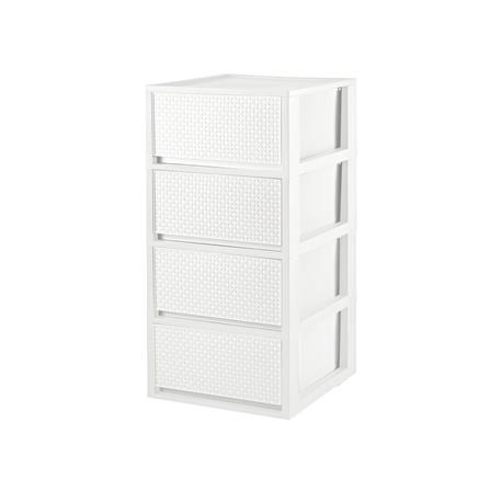 ตู้ลิ้นชัก 4 ชั้น DKW SAAN 34.2x36.5x68.5 ซม. สีขาว_0