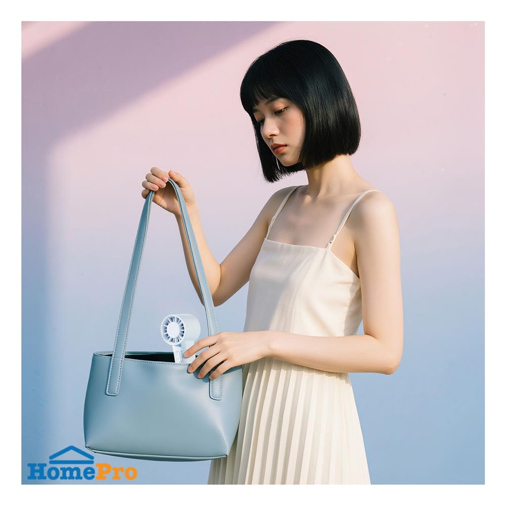 พัดลมพกพา EKONO EK-PTB15 สีฟ้า