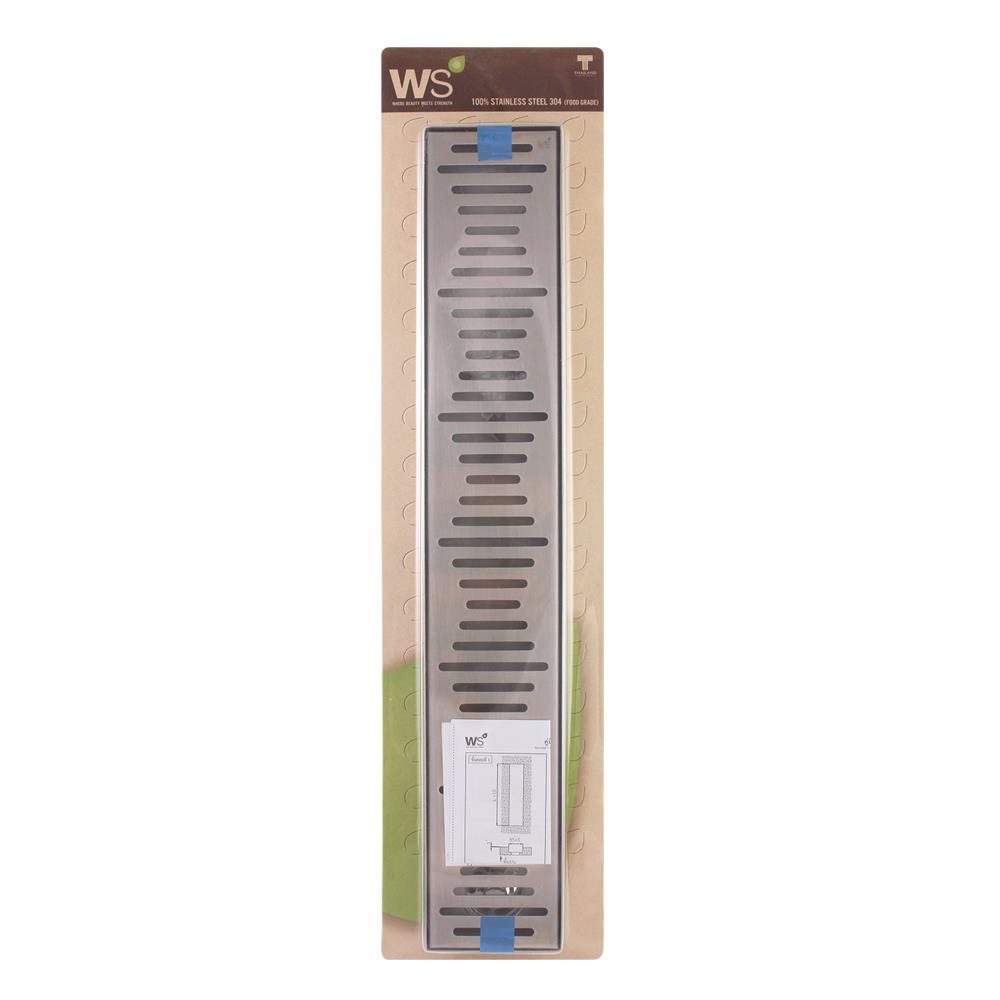 รางน้ำทิ้ง WS TSD-600F 10x60 ซม.