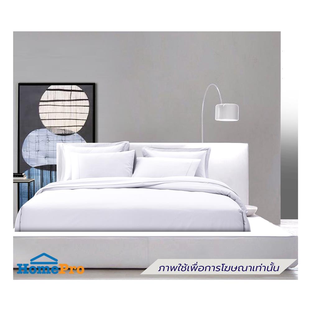 ชุดผ้าปูที่นอน 6 ฟุต (ชุด 7 ชิ้น) SANTAS COTTON USA MORNING MOOD WH