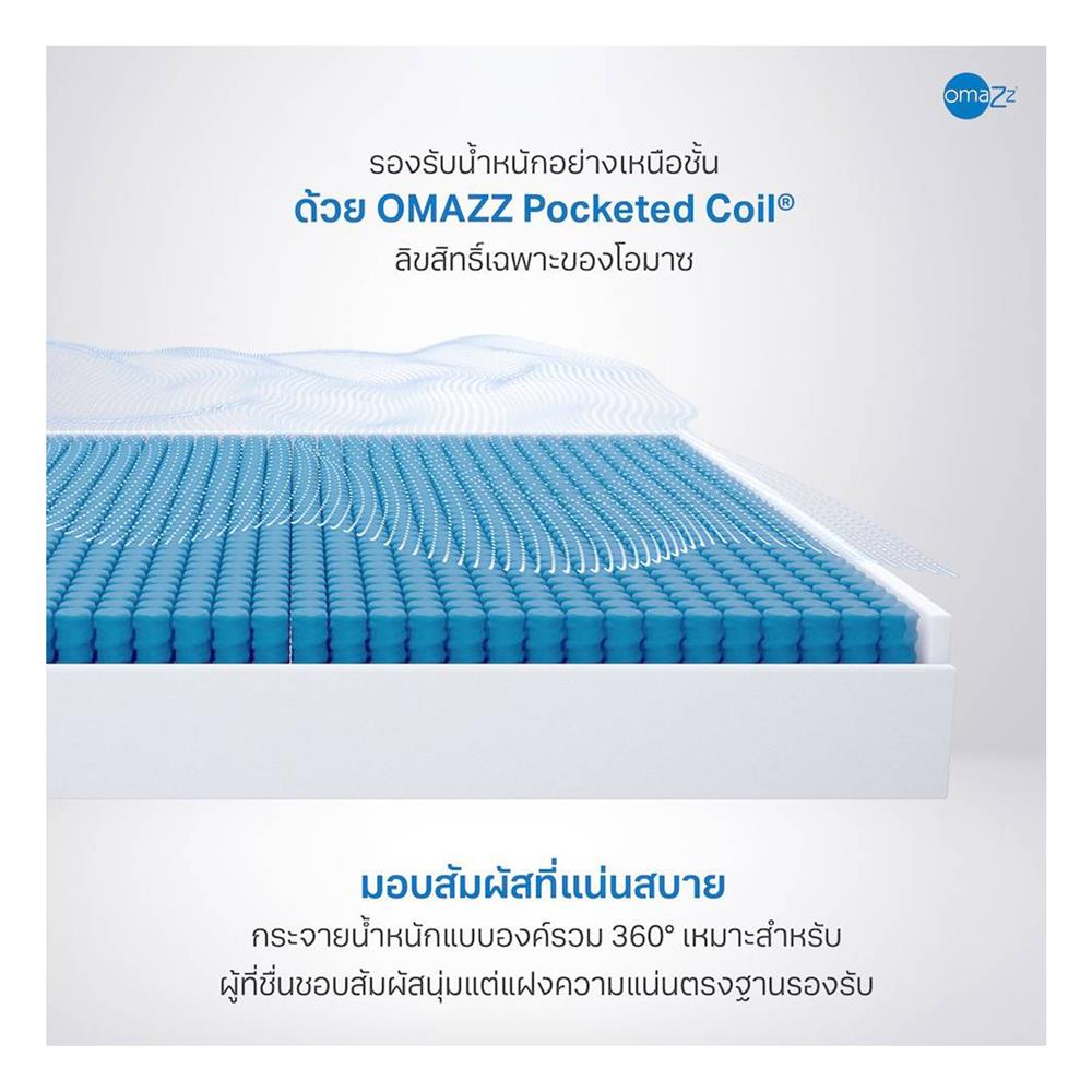 ที่นอน 3.5 ฟุต OMAZZ FENTOUS (พร้อมชุดเครื่องนอน 6 ชิ้น)