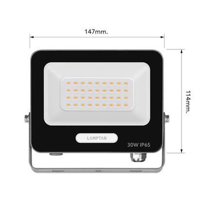สปอตไลท์ภายนอก LED LAMPTAN FULLUX 30 วัตต์ WARM WHITE_8