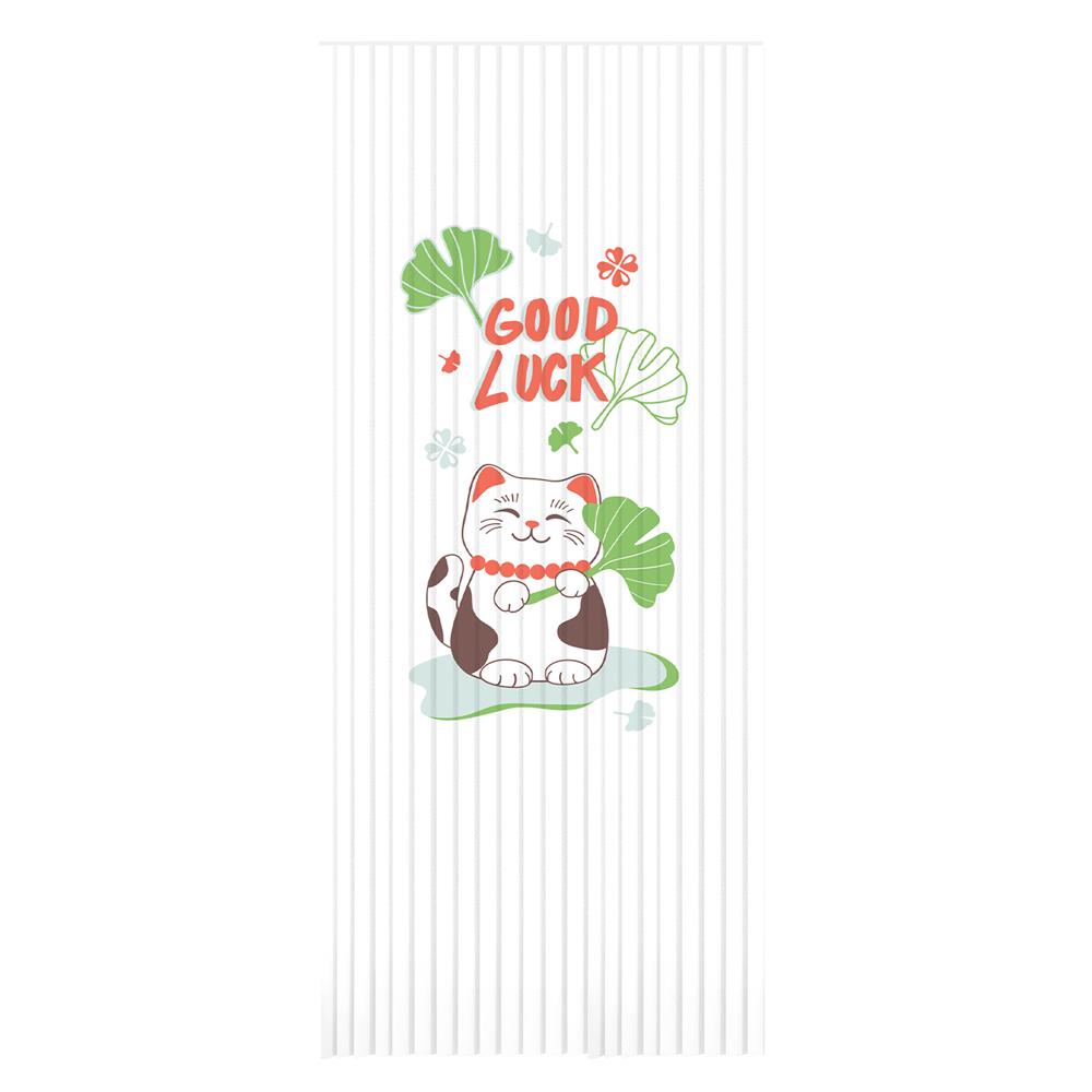 มู่ลี่ PVC HOME LIVING STYLE GOOD LUCK 80X200 ซม. สีขาว-เขียว