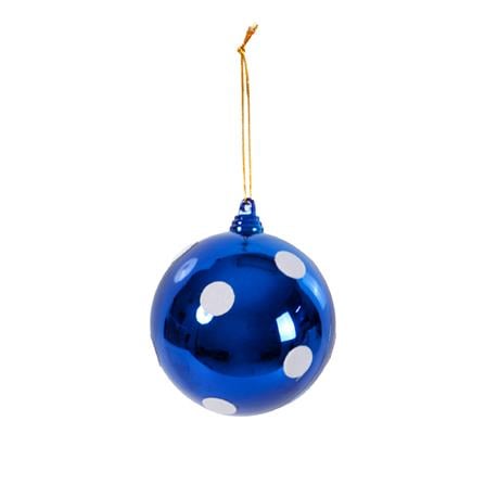 ชุดบอลตกแต่ง ลายจุด SIAMXMAS 8 ซม. หลากสี (แพ็ก 6 ชิ้น)_1