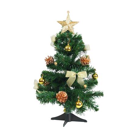 ต้นคริสต์มาส พร้อมของตกแต่งยอดดาวสีทอง SIAMXMAS 1.5 ฟุต_0