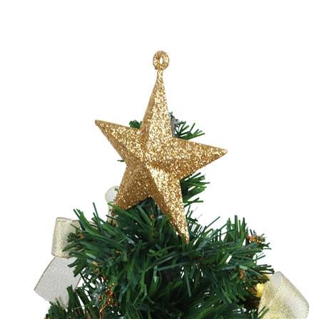 ต้นคริสต์มาส พร้อมของตกแต่งยอดดาวสีทอง SIAMXMAS 1.5 ฟุต_2