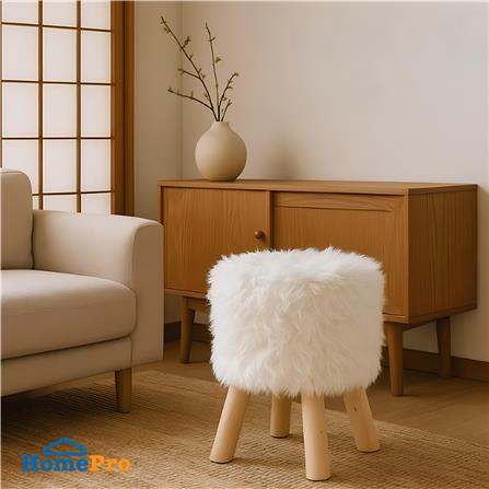 สตูล FURDINI ROWENA SOFT สีขาว_1