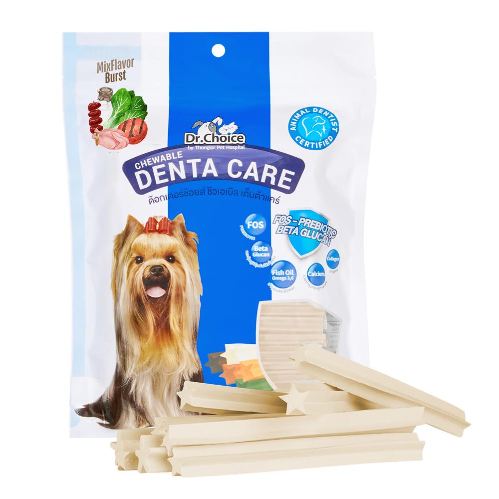 ขนมขัดฟัน DR.CHOICE DENTA CARE SMALL MIDDLE MIXED 450 ก.