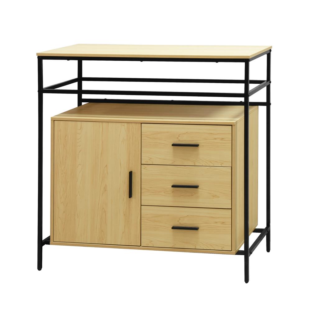 ตู้เก็บของ FURDINI ZENO 91.5 ซม. สี NATURAL/ดำ