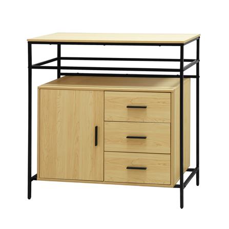 ตู้เก็บของ FURDINI ZENO 91.5 ซม. สี NATURAL/ดำ_0