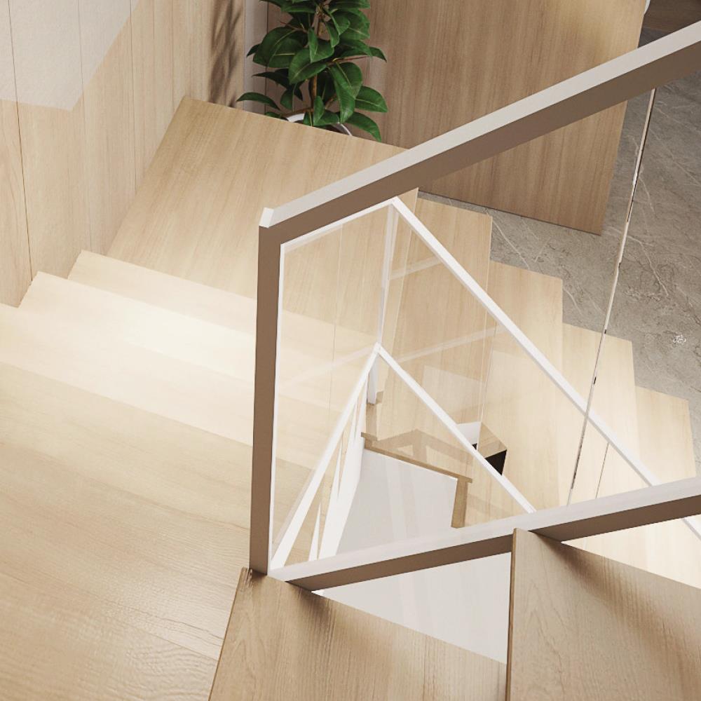 ไม้บันได SPC ตราเพชร 30x150x2.4 ซม. สีเบจ